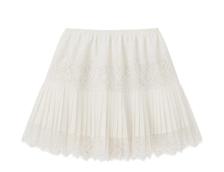 Falda Aura Lace en Marfil