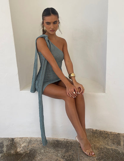 Vestido Capri Mini en Verde Salvia