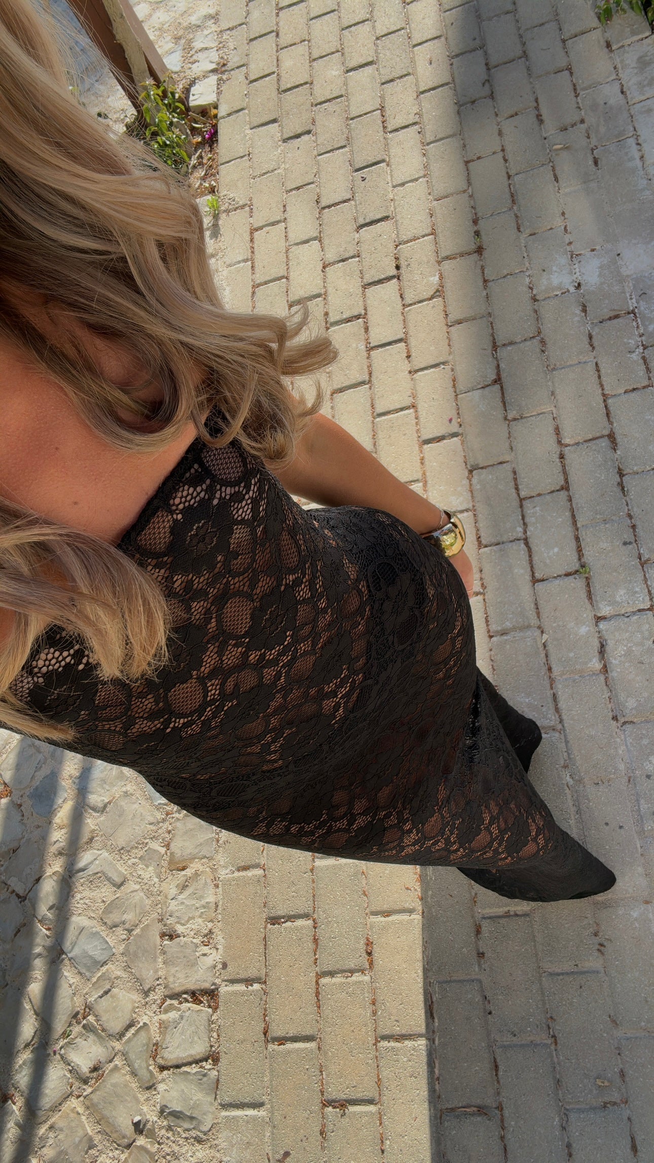 Vestido Sorrento Lace en Negro
