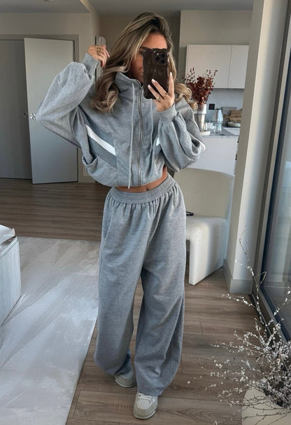 Chaqueta Funnel Contrast Urban en Gris