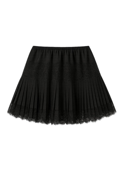 Falda Aura Lace en Negro