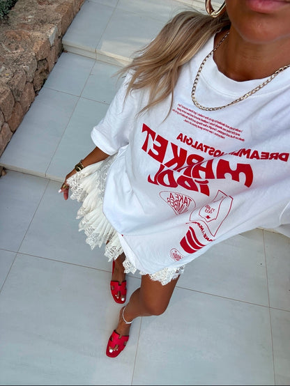 Falda Aura Lace en Marfil