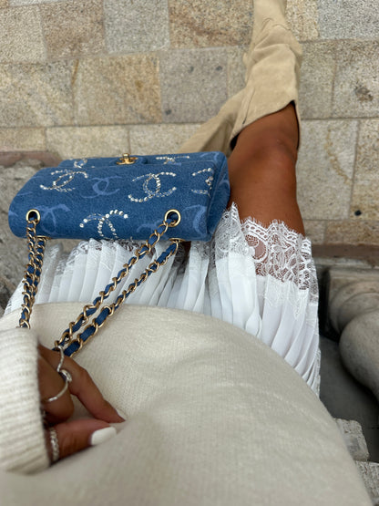 Falda Aura Lace en Marfil