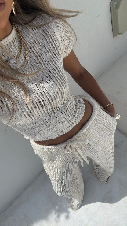 Pantalón Soleil en Marfil