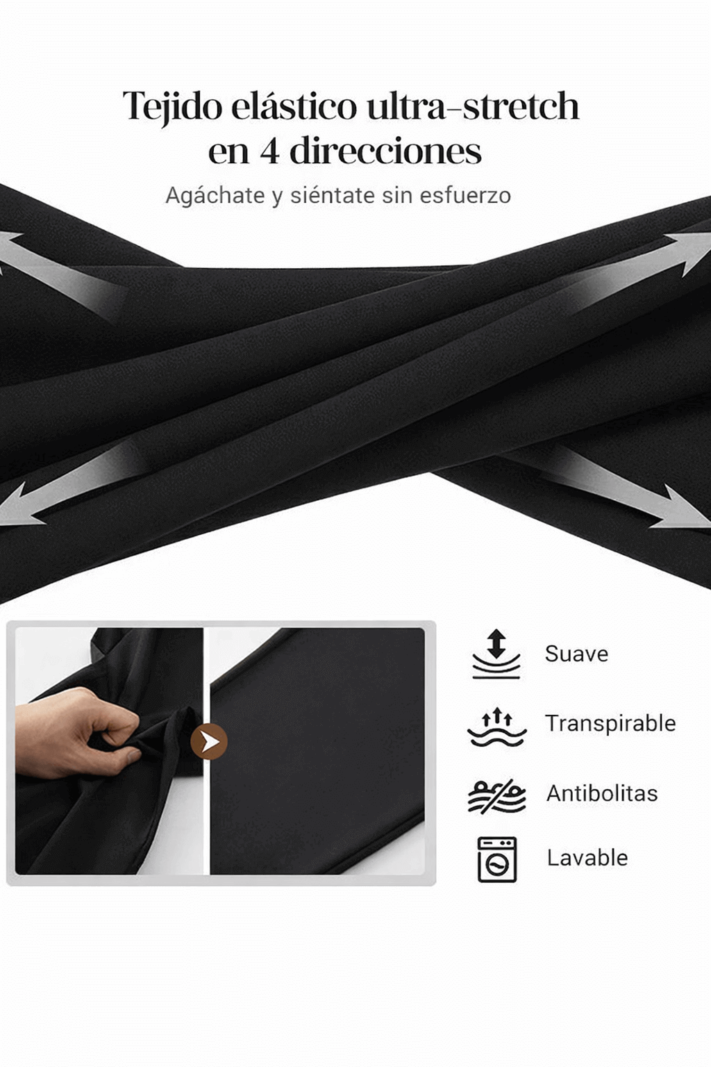 Pantalones de traje de mujer con cintura alta