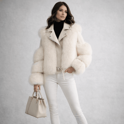 Chaqueta de Piel Sintética Premium