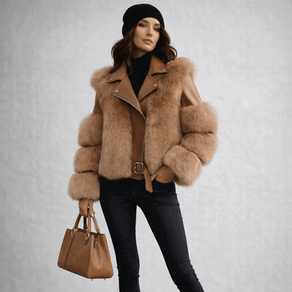 Chaqueta de Piel Sintética Premium