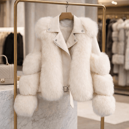 Chaqueta de Piel Sintética Premium