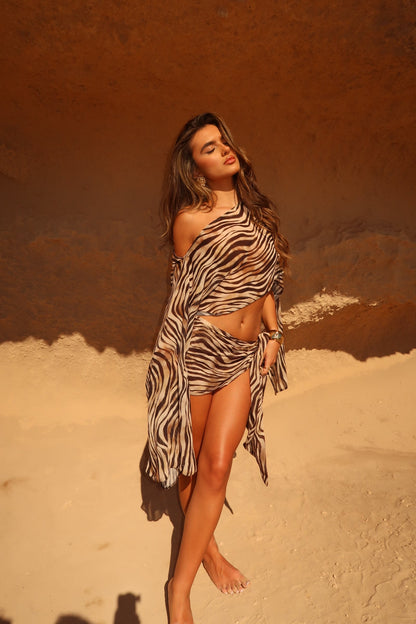 Conjunto Savannah Sarong en Tono Desierto