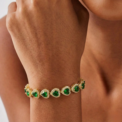 Pulsera de Cristales Corazón Energético