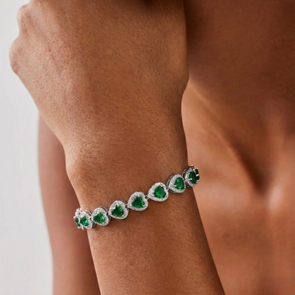 Pulsera de Cristales Corazón Energético