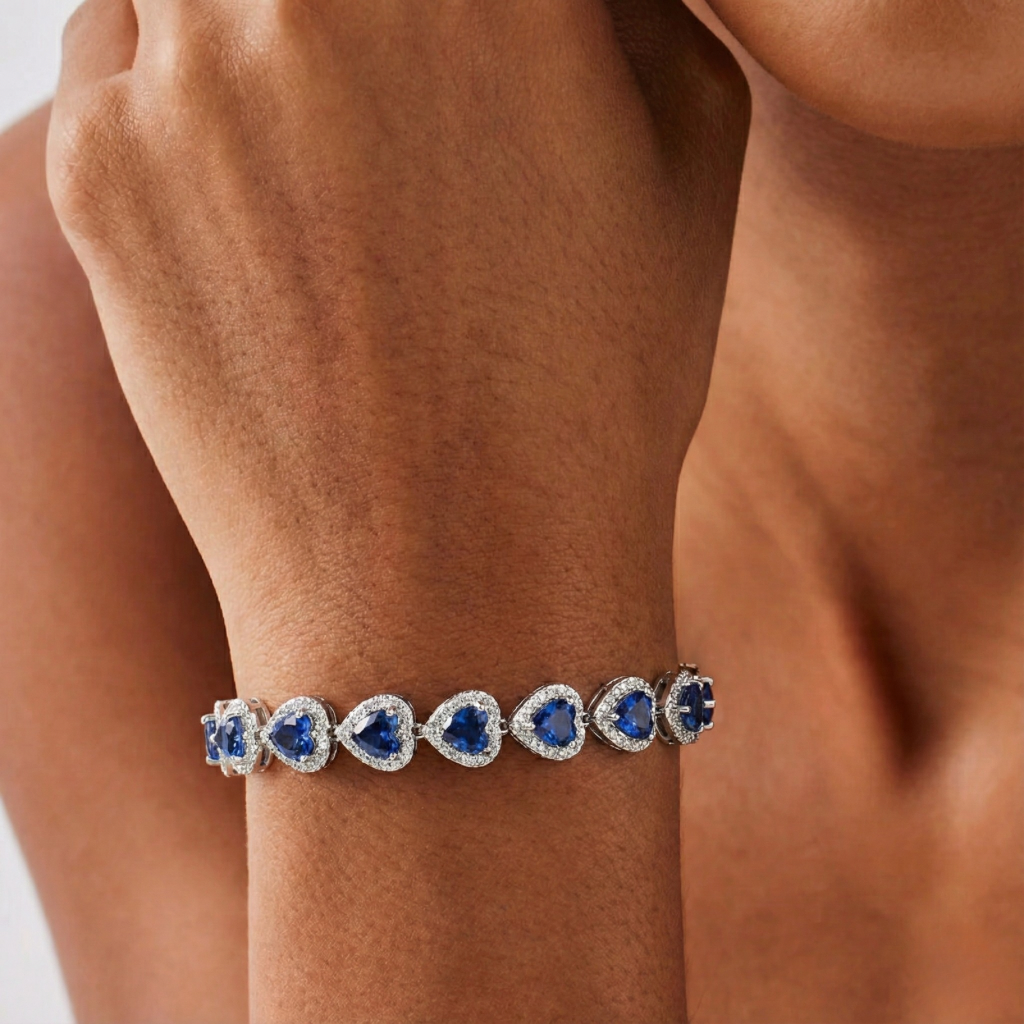 Pulsera de Cristales Corazón Energético