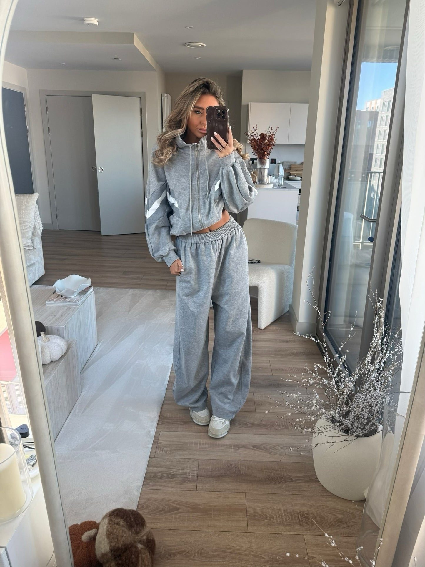 Chaqueta Funnel Contrast Urban en Gris