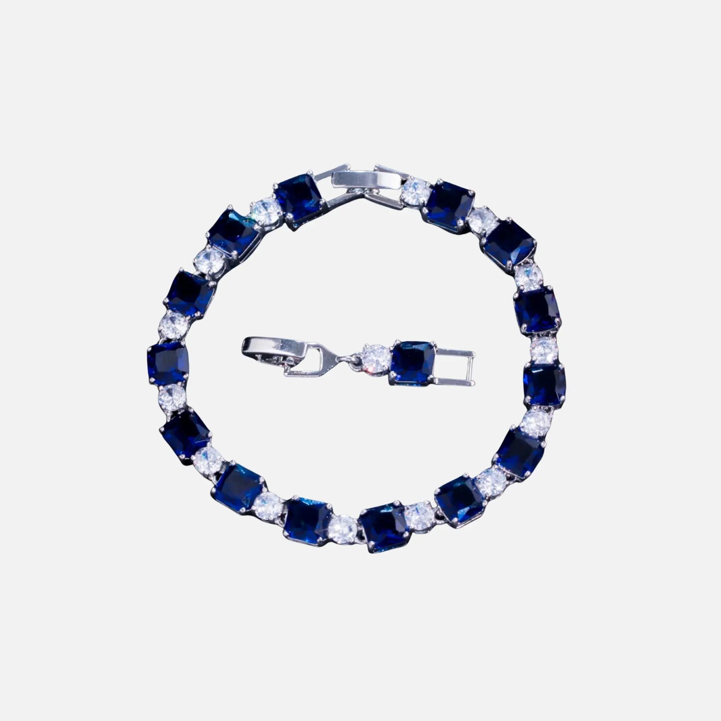 Pulsera Geométrica Cubic Silver