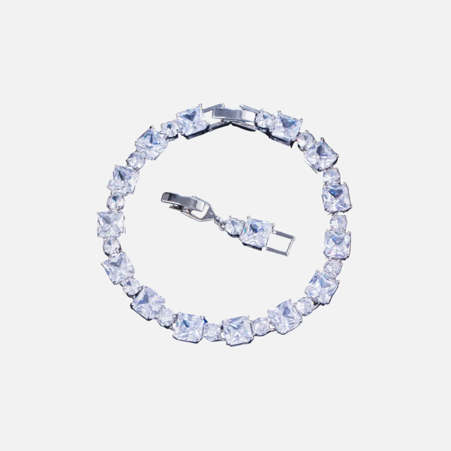 Pulsera Geométrica Cubic Silver