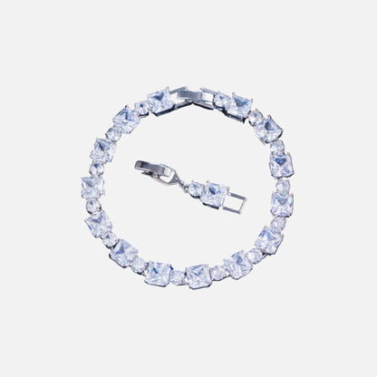 Pulsera Geométrica Cubic Silver