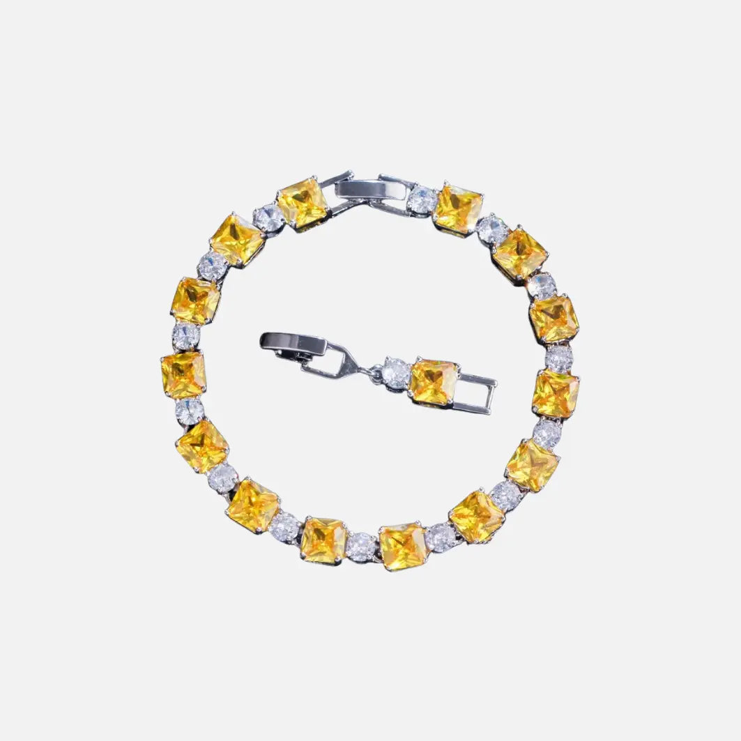 Pulsera Geométrica Cubic Silver