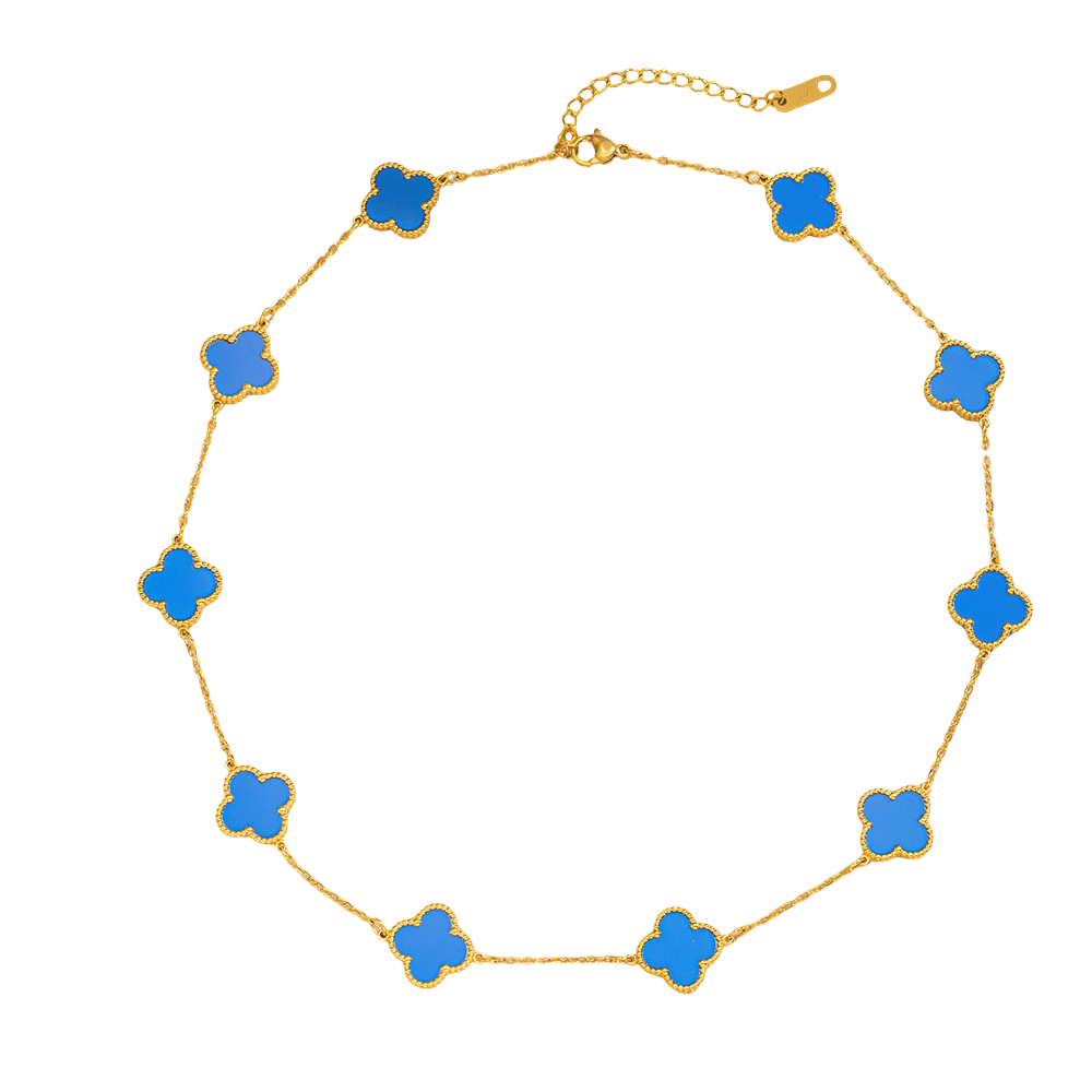 LUCKY AURA™ | Collar de Trébol de Cuatro Hojas en Oro