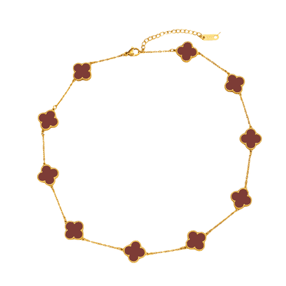 LUCKY AURA™ | Collar de Trébol de Cuatro Hojas en Oro
