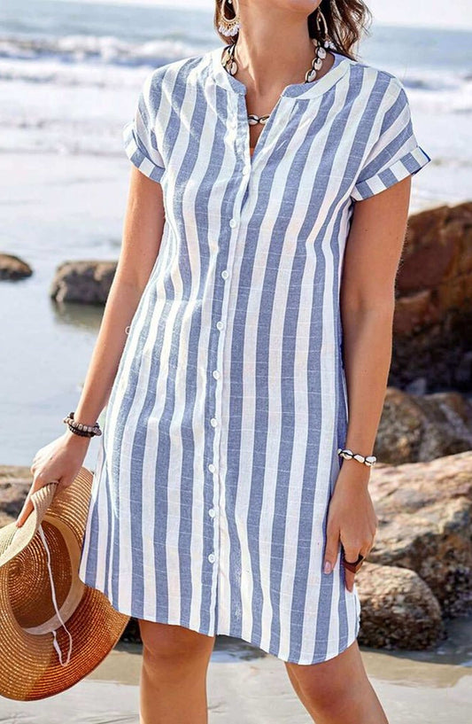 Vestido rayas elegante