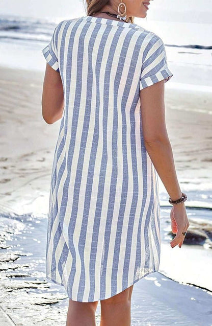 Vestido rayas elegante
