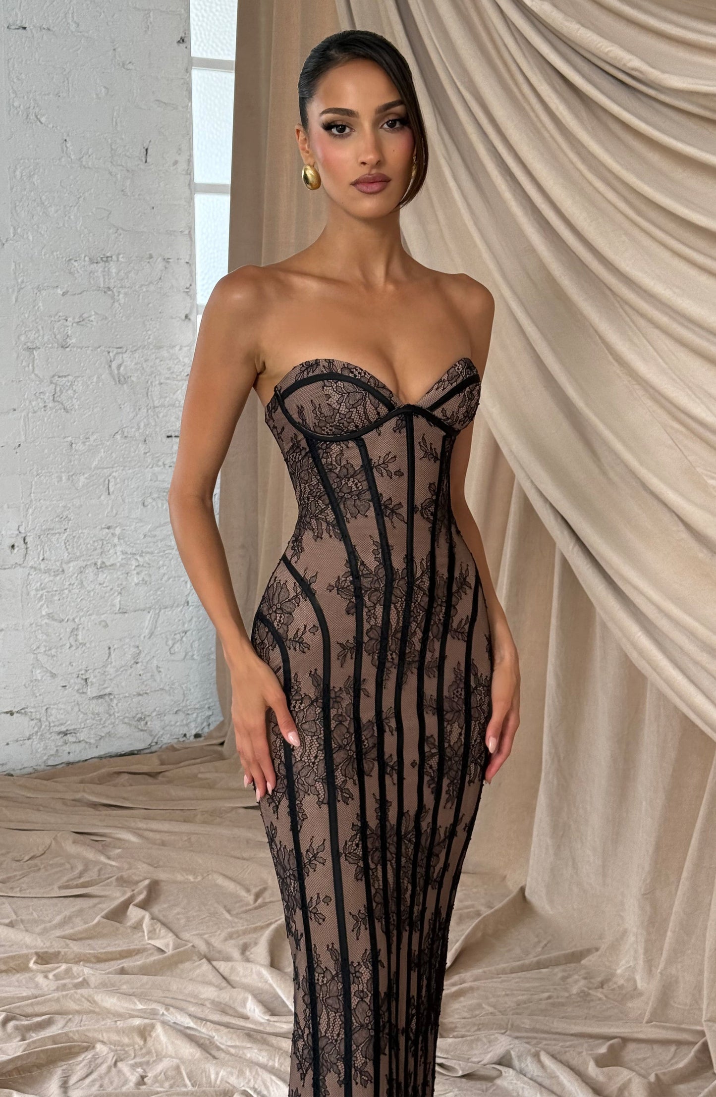 Vestido largo Sian