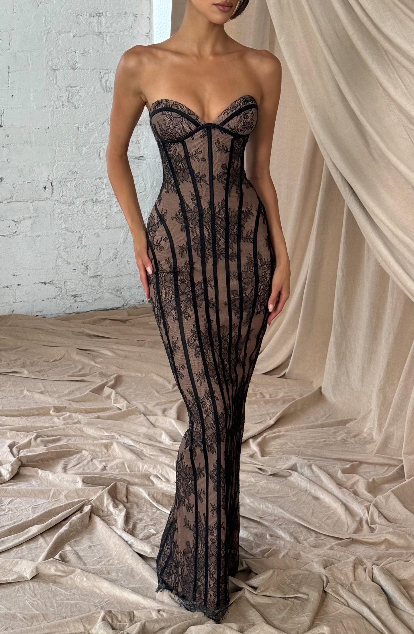 Vestido largo Sian
