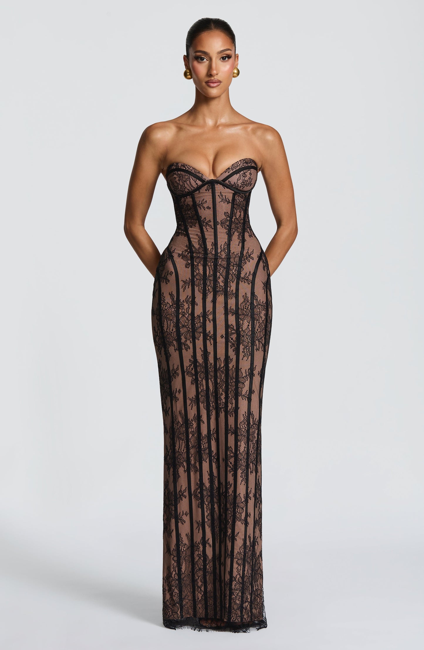 Vestido largo Sian