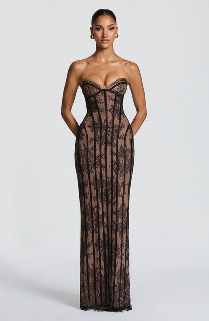 Vestido largo Sian