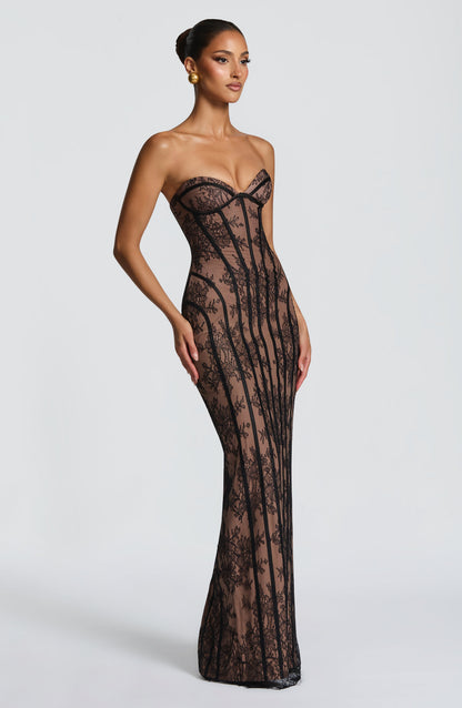 Vestido largo Sian