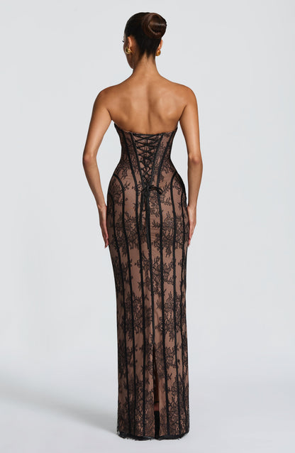 Vestido largo Sian