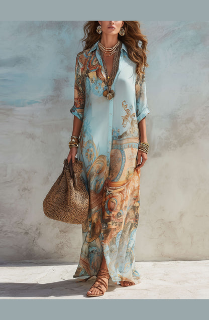 Serena | Vestido Mediterráneo