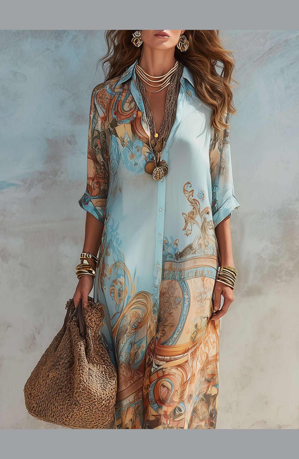 Serena | Vestido Mediterráneo